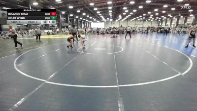 72 lbs Round 4 (1:30pm Friday) - Orlando Cruz, Cali Red vs Kyler Wynn, Crass Trained