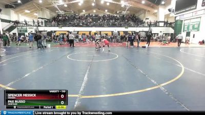110 lbs Cons. Round 3 - Spencer Messick, Weiser vs Pax Russo, Heritage