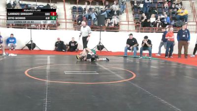 105_B lbs Consi Of 32 #2 - Larenzo Gregory, Canon McMillan vs Otto Morris, Albert Gallatin