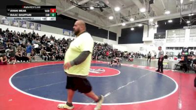132 lbs Cons. Round 2 - Isaac Ghaffari, Camarillo vs Josue Mejia, Valley View