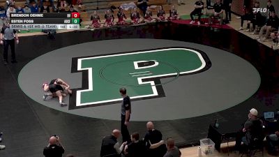 120 lbs Semis & 1st Wb (8 Team) - Esten Foss, Aberdeen Central vs Brendon Oehme, Brandon Valley