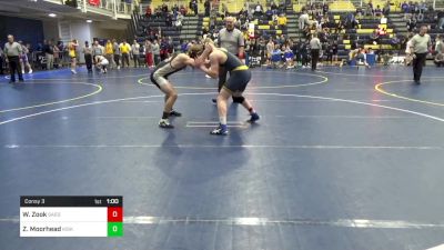 160 lbs Consy 3 - Winston Zook, Saegertown vs Zane Moorhead, Kiski Area