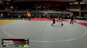 72 lbs Cons. Round 2 - Heston Bishop, Park Rapids vs Thomas Dahl, BEA (Blue Earth Area)