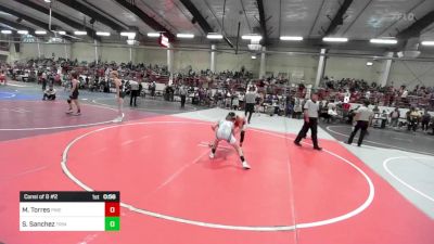 109 lbs Consi Of 8 #2 - Matthew Torres, Pikes Peak Warriors vs Santiino Sanchez, Trinidad Miners