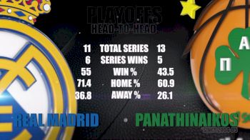 Full Replay - Real Madrid vs Panathinaikos OPAP Athens | EuroLeague Playoffs - Real Madrid vs Panathinaikos OPAP - Apr 19, 2019 at 2:11 PM CDT