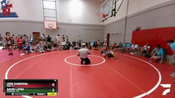 142 lbs Round 5 (6 Team) - Gavin Layba, Choctaw vs Jose Sandoval, WAR