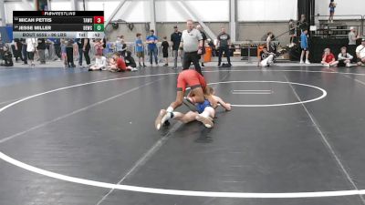 96 lbs Cons. Sub-semis - Micah Pettis, Team Aggression Wrestling Club vs Jesse Miller, Damaged Ear Wrestling Club