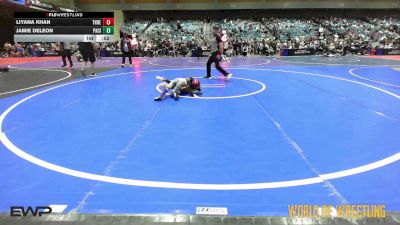 55 lbs Quarterfinal - Liyana Khan, THRESHOLD WRESTLING CLUB vs Jamie Deleon, Pacific Edge Wrestling