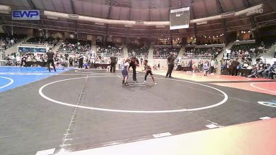 40 lbs Round Of 16 - Kase Williams, Pin-King All Stars vs Junior Garcia, Midwest City Bombers Youth Wrestling Club