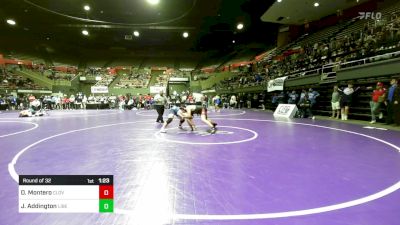 192 lbs Round Of 32 - Ocean Montero, Clovis West vs Jesse Addington, Liberty (Bak)