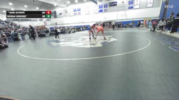 170 lbs Cons. Round 3 - Norah Grigsby, Heritage vs Jade Acosta, Cypress