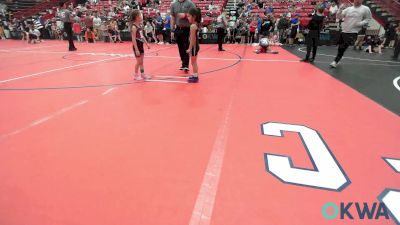 46-49 lbs Rr Rnd 3 - Edith Shimonek, Pawhuska Elks Takedown vs Moslee Coggins, Blackwell Wrestling Club
