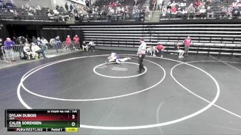 135 lbs Champ. Round 3 - Caleb Sorensen, Ridgeline vs Dylan Dubois, Lehi
