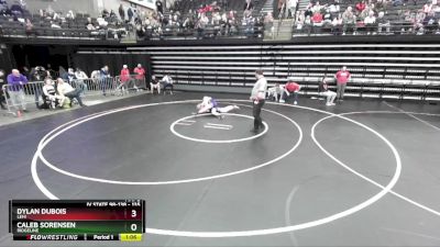 135 lbs Champ. Round 3 - Caleb Sorensen, Ridgeline vs Dylan Dubois, Lehi