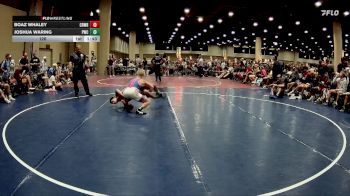 126 lbs Round 2 (6 Team) - Joshua Waring, PWC vs Boaz Whaley, Crossroads Wrestling