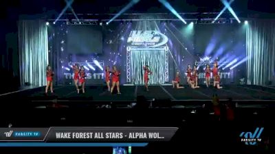 Wake Forest All Stars - Alpha Wolves [2021 L5 Senior Day 1] 2021 The U.S. Finals: Myrtle Beach