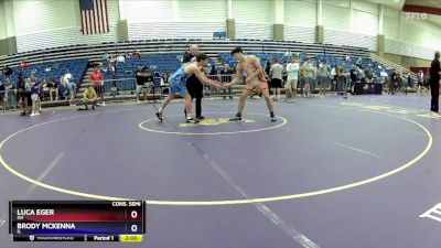 165 lbs Cons. Semi - Luca Eger, OH vs Brody McKenna, IL