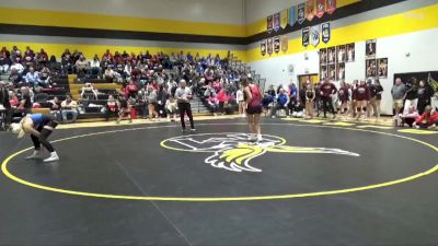 135 lbs Semifinal - Jocelyn Harms, North Tama vs Josslyn Holladay, Wilton