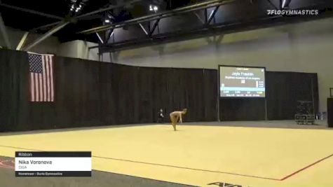 Nika Voronova - Ribbon, CIGA - 2021 USA Gymnastics Championships