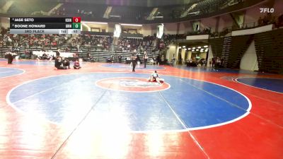 84 lbs 3rd Place - Jase Seto, Icon Wrestling vs Boone Howard, Grindhouse Wrestling