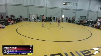 127 lbs Quarters & 1st Wb (16 Team) - MARIANA BOWEN, Tennessee Red vs Ashley Cannon, Utah