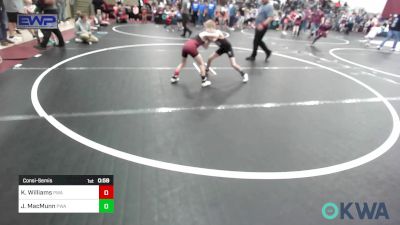 55 lbs Consolation - Knox Williams, Perry Wrestling Academy vs John MacMunn, Perry Wrestling Academy