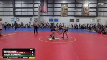 106 lbs Round 1 (3 Team) - Mason Babich, EAST CAROLINA WRESTLING ACADEMY vs Caiden McDermott, MOORE COUNTY BRAWLERS - SILVER