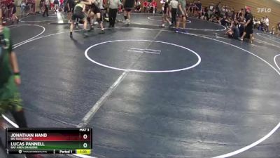 163 lbs Semifinal - Lucas Pannell, Bay Area Dragons vs Jonathan Hand, Big Dog Ranch