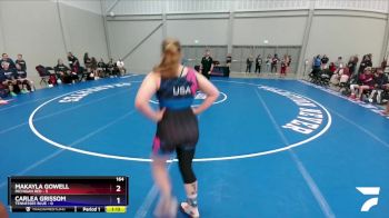 180 lbs 2nd Wrestleback (16 Team) - Halle Spears, Michigan Red vs Maggie Graham, Tennessee Blue