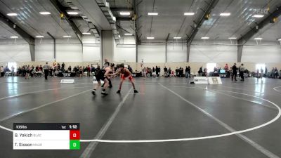 105 lbs Rr Rnd 2 - Brayden Yakich, Black Fox Wrestling Academy vs Ty Sisson, Maurer Coughlin Wrestling Club