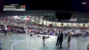 90 lbs Champ. Round 1 - Jameson Zierott, Louisville Wrestling Club vs Beckham McCune, Gretna Youth Wrestling Club