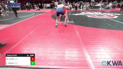 85 lbs Consi Of 8 #2 - Wade Smith, Tonkawa Takedown Club vs Leunitus Doyle, Dark Cloud Wrestling Club