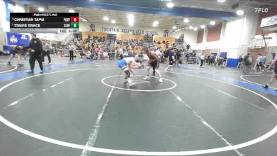 175 lbs Quarterfinal - Travis Grace, Gilroy vs Christian Tapia, Porterville