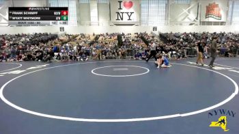 90 lbs Champ. Round 1 - Wyatt Whitmore, Alexander Tri-Town Wrestling vs Frank Schimpf, Webster Schroeder Youth Wrestling