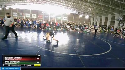 78 lbs Round 1 (4 Team) - Jake Swanson, Western Nebraska vs Tuckett Waters, South Central Utah