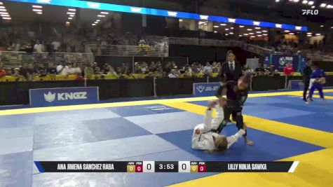 Lilly Ninja Sawka vs Ana Jimena Sanchez Raba 2025 Pan Kids Jiu-Jitsu IBJJF Championship