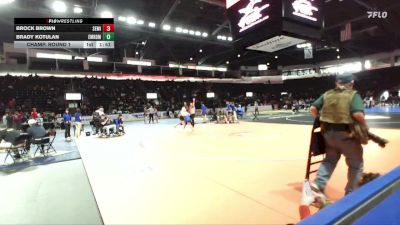 120 lbs Champ. Round 1 - Brady Kotulan, Emerald Ridge vs Brock Brown, Semaihmoo