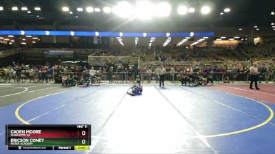 2A 113 lbs Cons. Round 1 - Caden Moore, Charlotte Hs vs Ericson Coney, Mater Academy