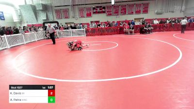 106 lbs Round Of 16 - Kennedie Davis, Bridgewater-Raynham vs Anshu Patra, Winchester