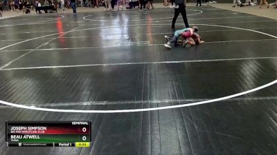 50 lbs Semifinal - Beau Atwell, TNWA vs Joseph Simpson, Big Red Wrestling Club