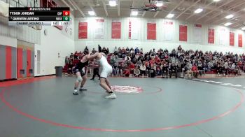 157 lbs Champ. Round 1 - Quentin Artino, West Geauga vs Tyson Jordan, Copley
