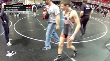 110 lbs Champ. Round 2 - Holden Townsley, Nebraska vs Nolan Pehrson, IronHawk Wrestling Academy