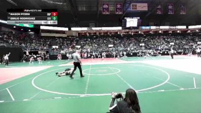 96 lbs Quarterfinal - Emilio Rodriguez, LOU1 vs Mason Pitzen, EMPA