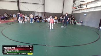 130 lbs Cons. Semi - Abby Richard, Peninsula Wrestling Club vs Kristianna Boyum, COWA