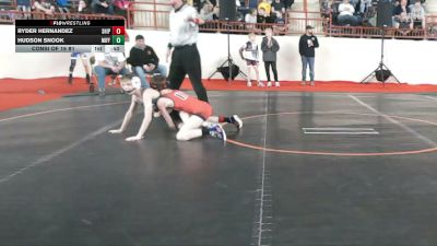 75_B lbs Consi Of 16 #1 - Ryder Hernandez, Shippensburg vs Hudson Snook, Mifflinburg