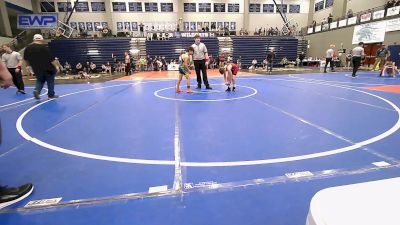 80 lbs Quarterfinal - Daryl Holmes, Fayetteville Wild Hog Wrestling vs Cael Hoover, Springdale Youth Wrestling Club