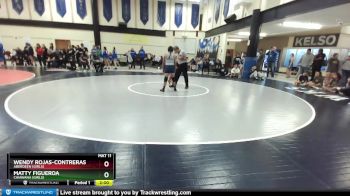 120lbs Champ. Round 1 - Wendy Rojas-Contreras, Aberdeen (Girls) vs Matty Figueroa, Chiawana (Girls)