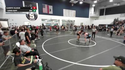 175 lbs Cons. Round 6 - Alberto Olague, Animal House vs Lewis Goff, Newport Harbor High School