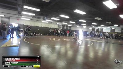 126 lbs Cons. Round 1 - David Medina, Camarillo vs Kyros Kelaidis, Corona Del Mar