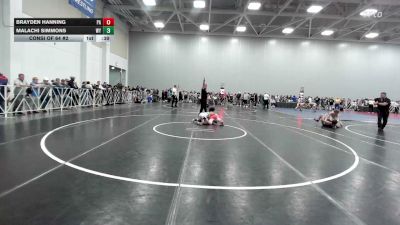 113 lbs Consi Of 64 #2 - Brayden Hanning, PA vs Malachi Simmons, WY